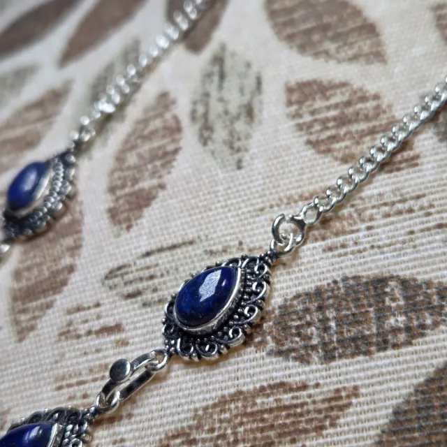 Collar Plata 925 con Lapislázuli