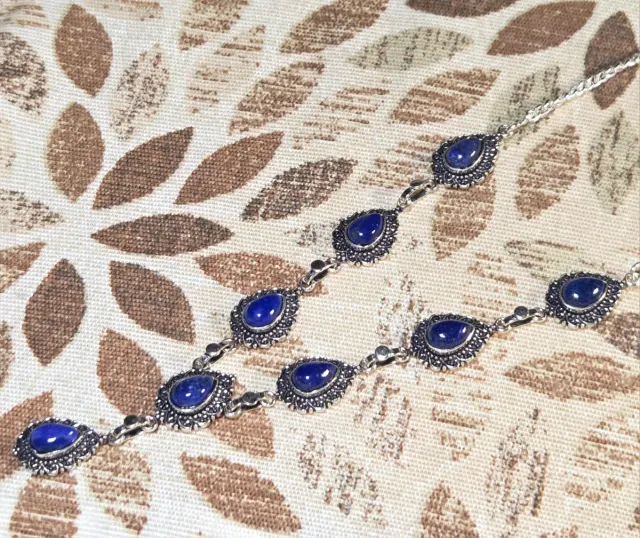 Collar Plata 925 con Lapislázuli