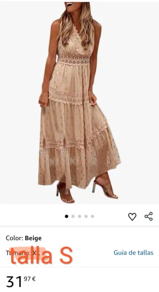 Vestido largo nuevo talla S