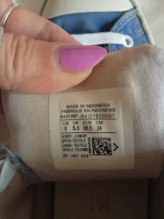 Converse All Star Vintage Denim/Giallo