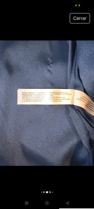 Abrigo de piel para mujer