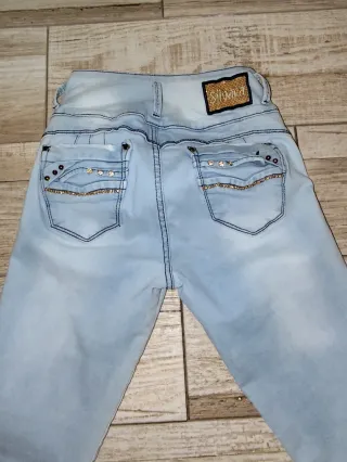 Pantalón vaquero colombiano azul