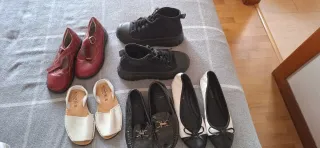 Lote de zapatos variados