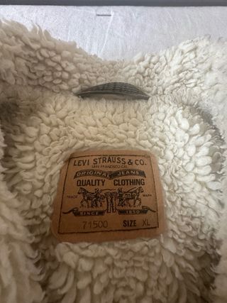 Chaqueta Levi's Vintage 90s Forrada