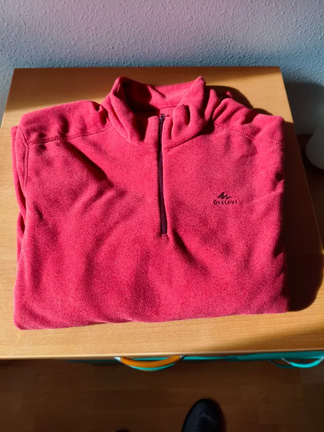 Forro polar rojo talla L