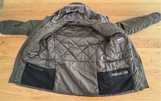 Anorak Blauer verde oliva