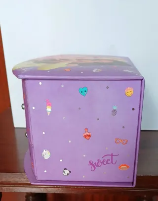 Joyero grande Top Models Malva 2 Cajones