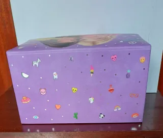 Joyero grande Top Models Malva 2 Cajones