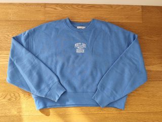 Sudadera Stradivarius Azul Talla M