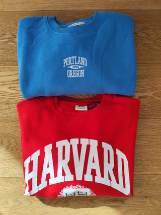 Sudadera Stradivarius Azul Talla M