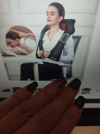 Massaggiatore cervicale elettrico con calore