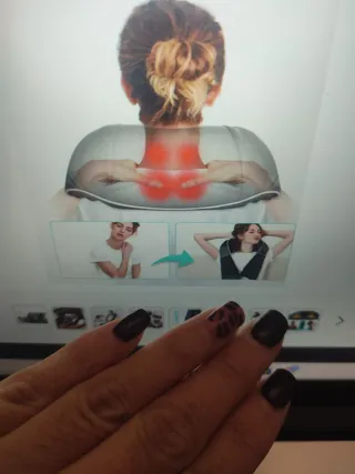 Massaggiatore cervicale elettrico con calore