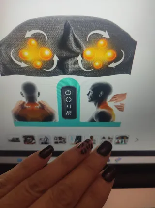 Massaggiatore cervicale elettrico con calore