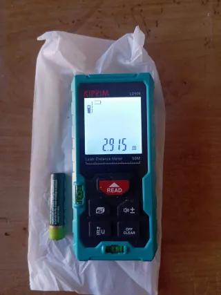 Medidor Distancia Láser Kiprim 50m