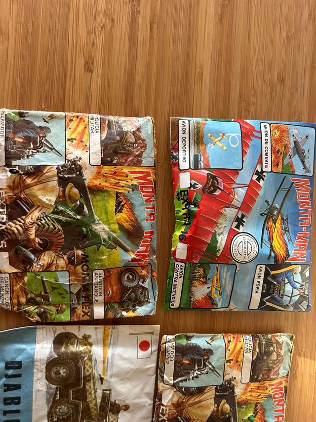 Sobres Monta Man Colección Militar