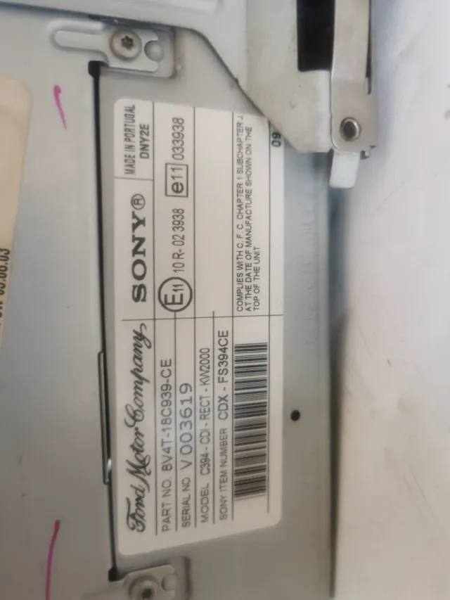 Radio Ford Kuga 2010 SONY MP3