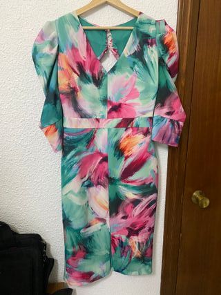 Vestido fiesta SARA LUNA talla 40