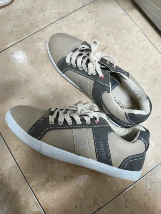 Zapatillas chico Inside beige/marrón