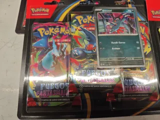 3 Sobres Pokémon Megaevolución Fuegos Fantasmales