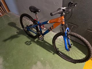 Bicicleta Montaña H7 Azul/Naranja