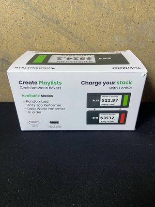 : TickrMeter Physical Stock Ticker