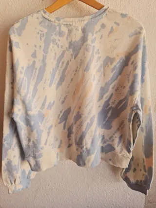 Sudadera Kiabi Tie-Dye Beige y Azul