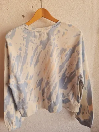 Sudadera Kiabi Tie-Dye Beige y Azul