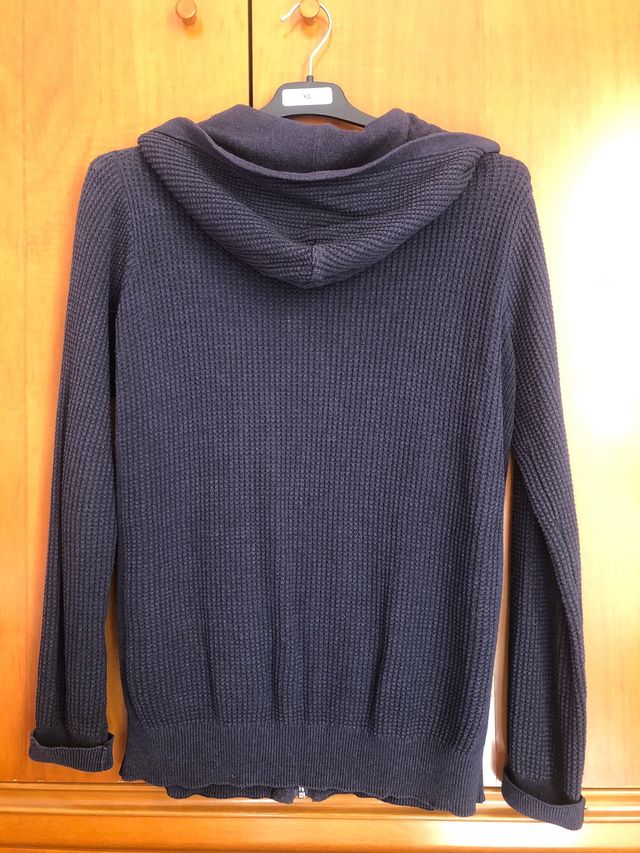 Sudadera lana Pull&Bear azul Talla S