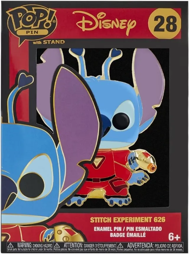 STITCH Pin FUNKO Pop #28 con soporte NUEVO