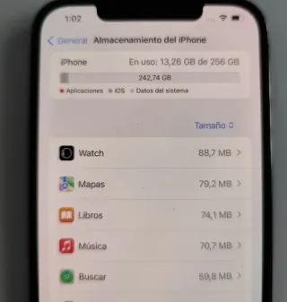 iPhone 12 Pro Max 256 GB Gris como nuevo