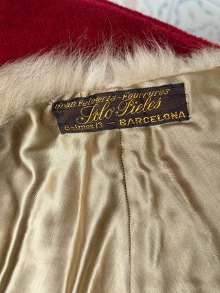 Estola de pelo auténtico antigua