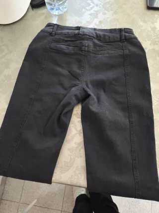 Pantalones campana negros