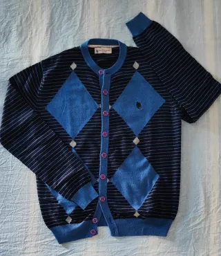 Cardigan U.S. Polo Sport Cashmere Tg M