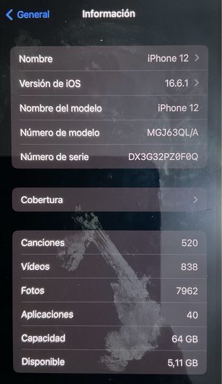iPhone 12 Bianco 64GB