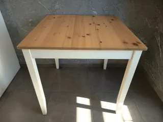 Mesa de cocina madera 74x74
