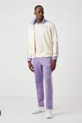 Chándal Adidas Real Madrid Beige y Morado