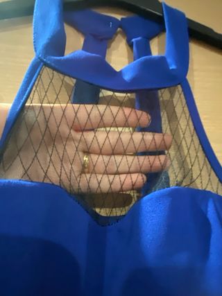 Vestido de fiesta azul