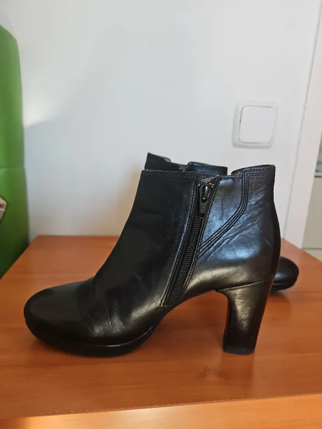 Botas de tacón negras mujer
