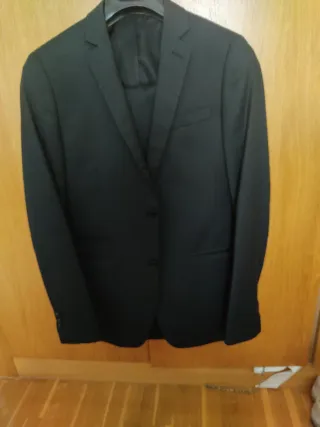 Traje Negro Juvenil Talla 46/42