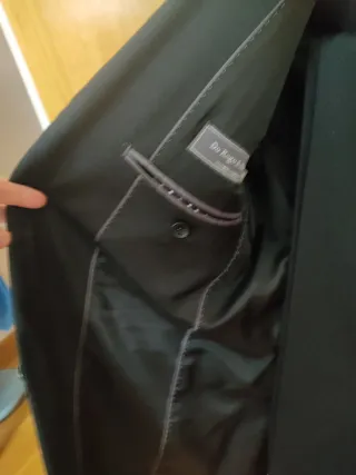 Traje Negro Juvenil Talla 46/42