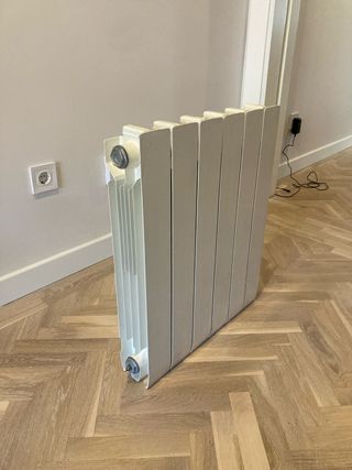 Radiador aluminio blanco - 6 módulos