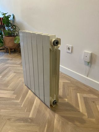 Radiador aluminio blanco - 6 módulos