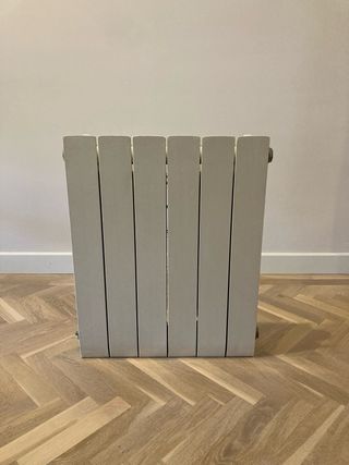 Radiador aluminio blanco - 6 módulos