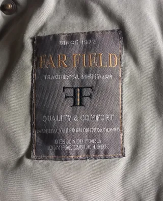 Chaqueta 3/4 Gabardina verde suave.