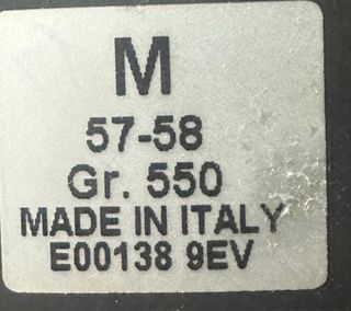 Casco marca carrera Snowboard Negro y Rojo