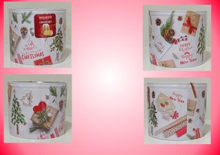 Barattolo confezione di latta Natale balocco