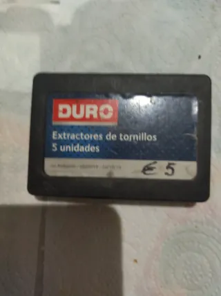 Set 5 Extractores de Tornillos