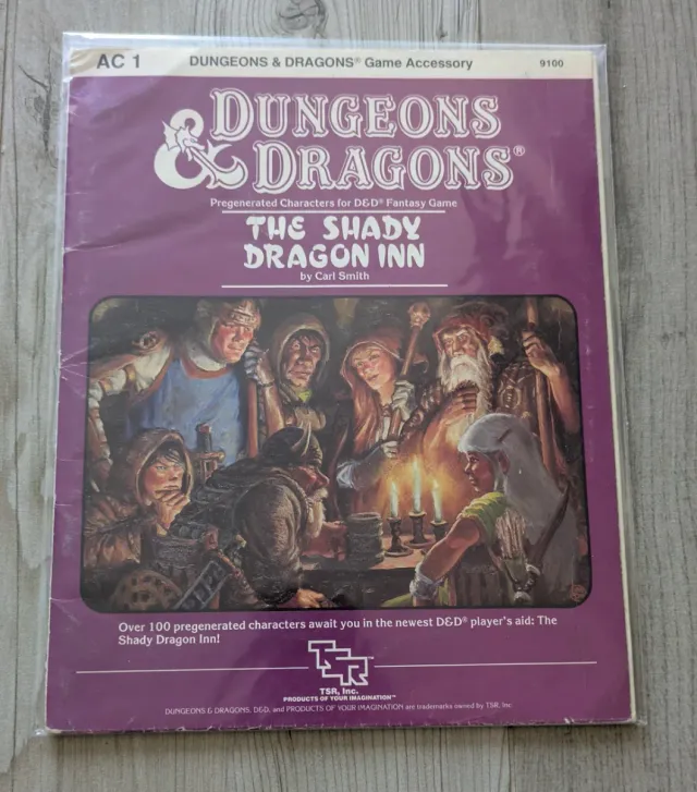 D&D The Shady Dragon Inn Pregenerated Characters