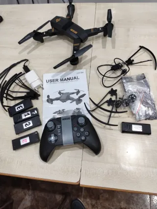 Dron VISUO Negro con Accesorios