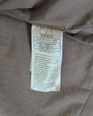 Chaqueta Carhartt WIP Detroit Marrón